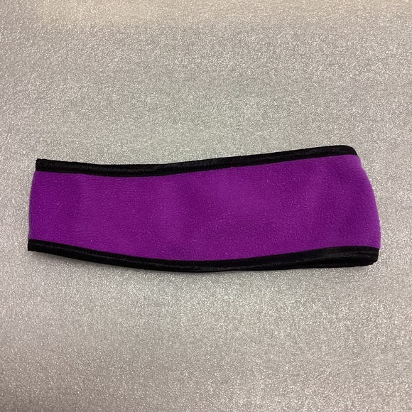Other - $1 Bundled * Girls Purple Silver Sparkle Fleece Headband * NWOT